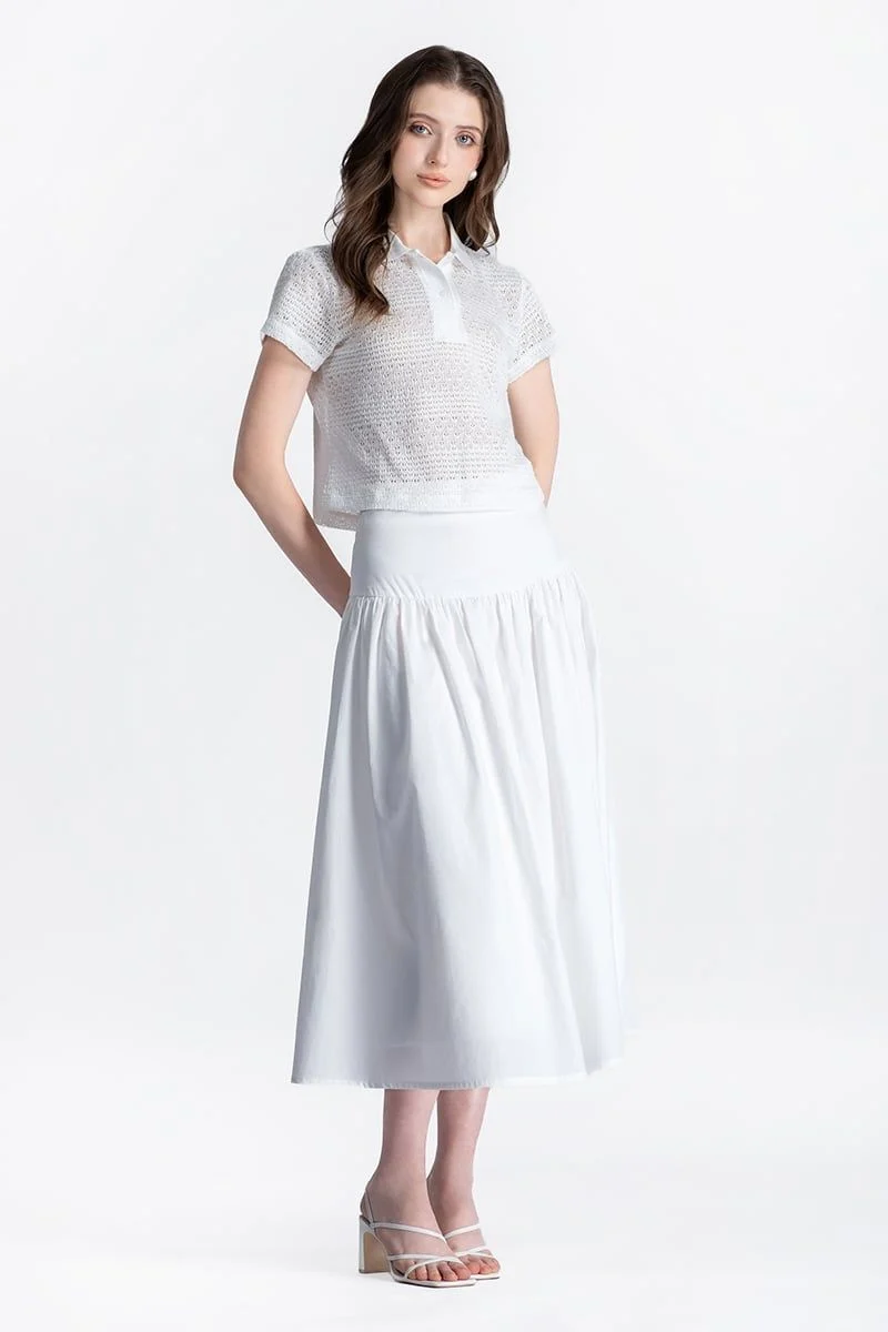 Chân Váy Midi Chữ A - FWSK26FH36D