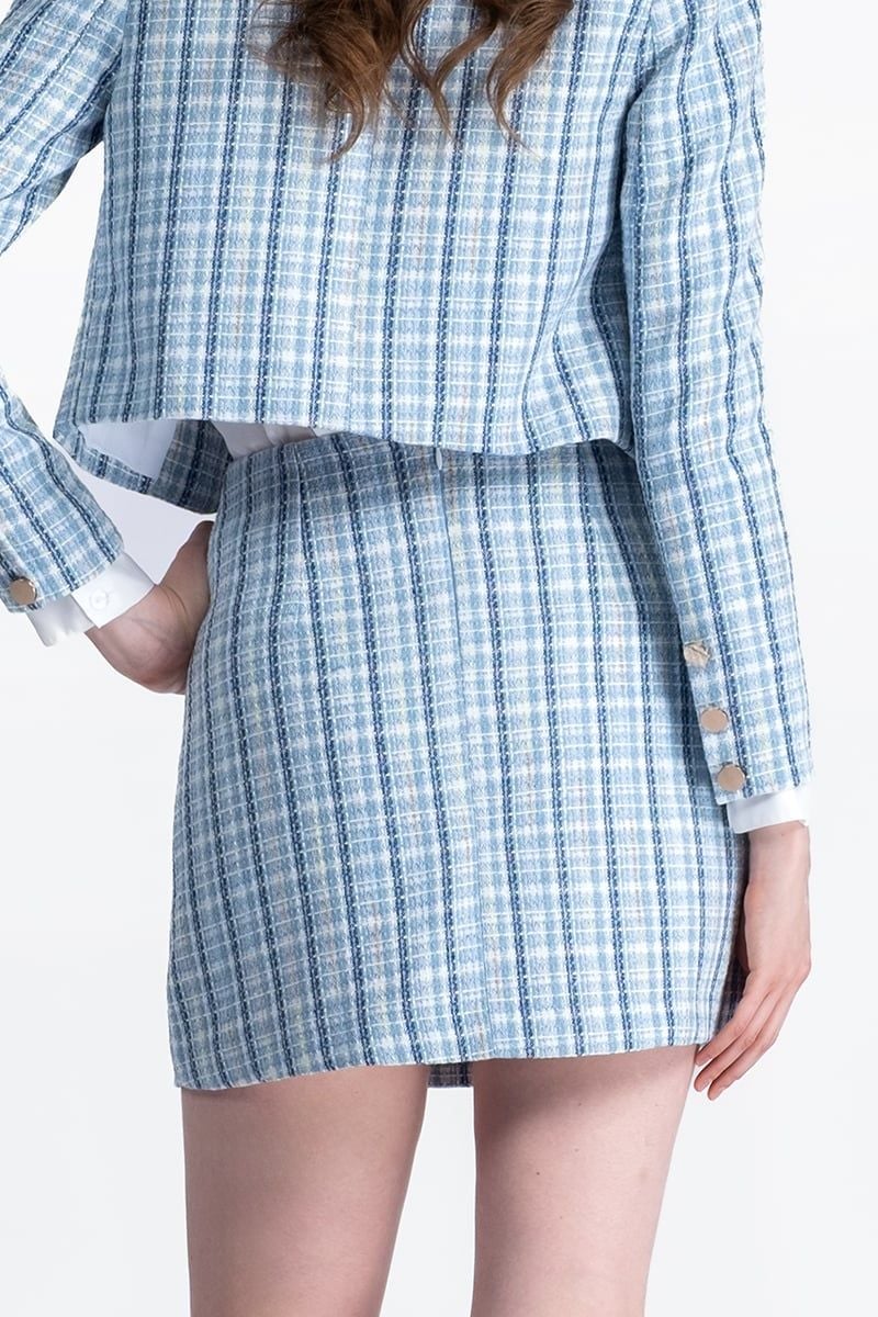 Chân Váy Hoạ Tiết Ca Rô - FWSK26SS14D - Image 3